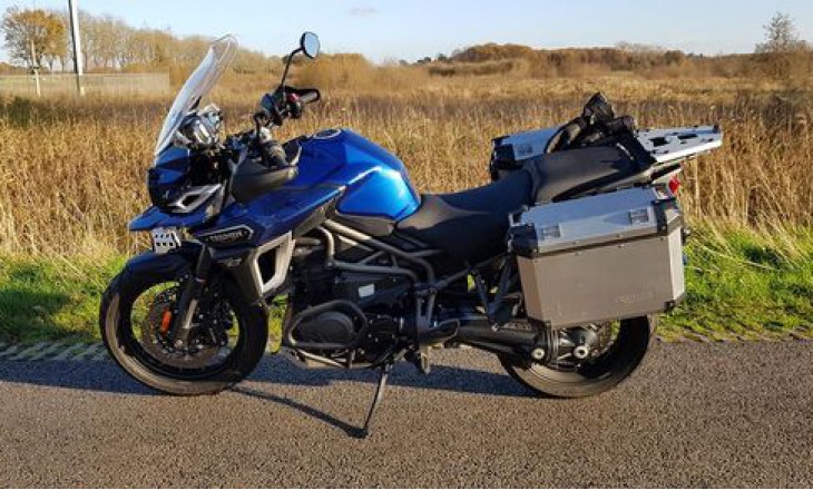 Testrit Triumph Tiger Explorer XCX low (137pk 123nm) van onze motorvriend Ronald!
